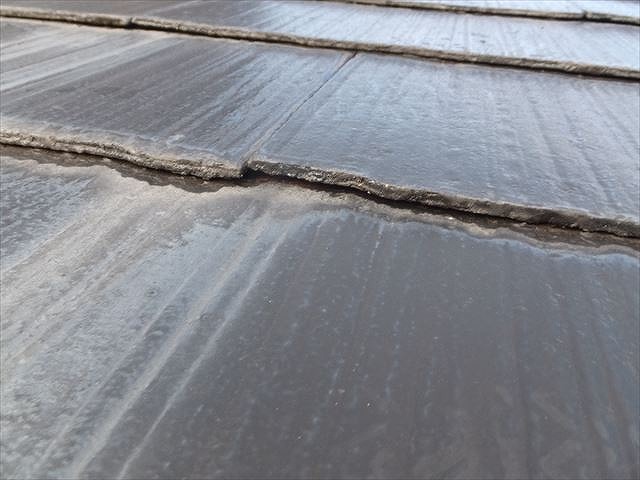 劣化が見受けられるカラーベスト